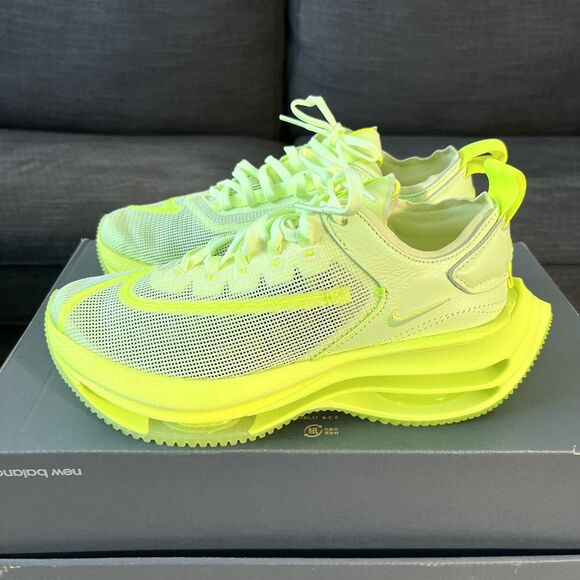 Nike Zoom Double Stacked Volt Yellow Running Shoes CI0804-700 Women's Size 6.5 - Picture 1 of 12